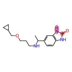 5-(1-{[3-(cyclopropylmethoxy)propyl]amino}ethyl)-2,3-dihydro-1H-1,3-benzodiazol-2-one