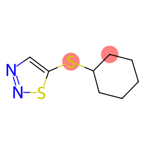 5-(CYCLOHEXYLSULFANYL)-1,2,3-THIADIAZOLE