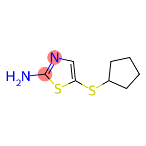 5-(cyclopentylthio)-1,3-thiazol-2-amine