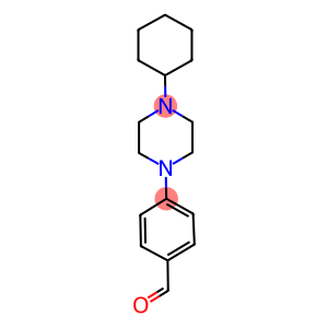 4-(4-CYCLOHEXYLPIPERAZIN-1-YL)BENZALDEHYDE