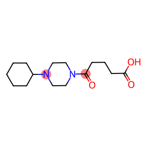 5-(4-CYCLOHEXYLPIPERAZIN-1-YL)-5-OXOPENTANOIC ACID