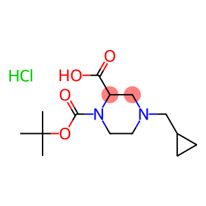 4-CYCLOPROPYLMETHYL-PIPERAZINE-1,2-DICARBOXYLIC ACID 1-TERT-BUTYL ESTER HYDROCHLORIDE