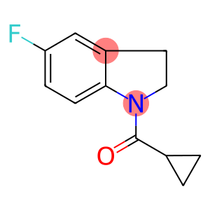 1-(CYCLOPROPYLCARBONYL)-5-FLUORO-2,3-DIHYDRO-(1H)-INDOLE