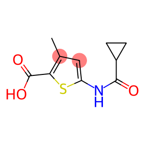 5-[(CYCLOPROPYLCARBONYL)AMINO]-3-METHYLTHIOPHENE-2-CARBOXYLIC ACID