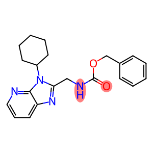 (3-CYCLOHEXYL-3H-IMIDAZO[4,5-B]PYRIDIN-2-YLMETHYL)-CARBAMIC ACID BENZYL ESTER