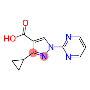 3-CYCLOPROPYL-1-PYRIMIDIN-2-YL-1H-PYRAZOLE-4-CARBOXYLIC ACID