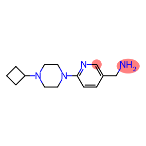 1-[6-(4-CYCLOBUTYLPIPERAZIN-1-YL)PYRIDIN-3-YL]METHANAMINE