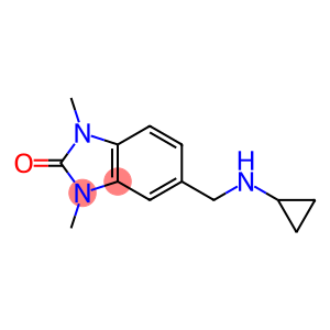 5-((CYCLOPROPYLAMINO)METHYL)-1,3-DIMETHYL-1,3-DIHYDRO-2H-BENZIMIDAZOL-2-ONE