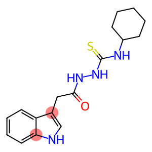 4-CYCLOHEXYL-1-(2-(INDOL-3-YL)ACETYL)THIOSEMICARBAZIDE