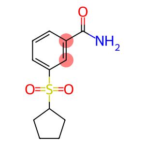 3-(cyclopentylsulfonyl)benzaMide