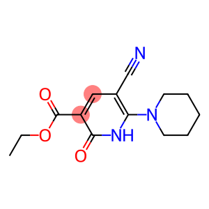 5-Cyano-6-piperidino-1,2-dihydro-2-oxopyridine-3-carboxylic acid ethyl ester