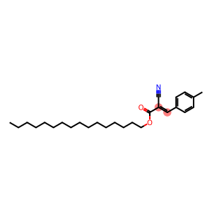 2-Cyano-3-(p-methylphenyl)acrylic acid hexadecyl ester