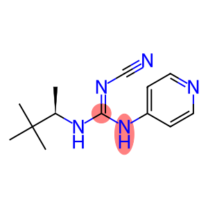 2-Cyano-3-(4-pyridyl)-1-[(R)-1,2,2-trimethylpropyl]guanidine