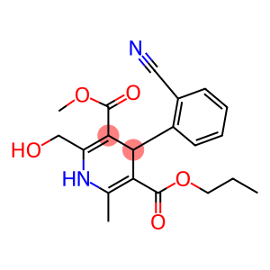 4-(2-Cyanophenyl)-2-hydroxymethyl-6-methyl-1,4-dihydropyridine-3,5-dicarboxylic acid 3-methyl 5-propyl ester