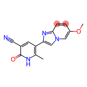 2-[(3-Cyano-6-methyl-1,2-dihydro-2-oxopyridin)-5-yl]-6-methoxyimidazo[1,2-a]pyridine