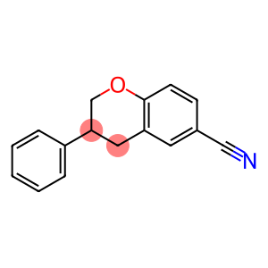 6-Cyano-3-(phenyl)-3,4-dihydro-2H-1-benzopyran