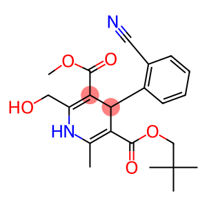 4-(2-Cyanophenyl)-2-hydroxymethyl-6-methyl-1,4-dihydropyridine-3,5-dicarboxylic acid 3-methyl 5-neopentyl ester