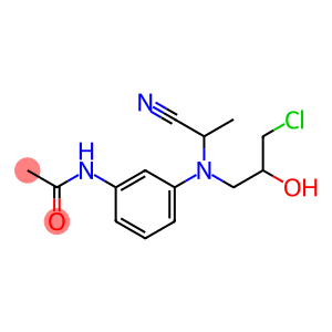 3'-[(1-Cyanoethyl)(3-chloro-2-hydroxypropyl)amino]acetanilide