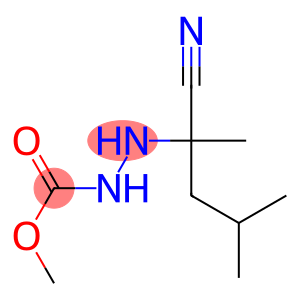 2-(1-Cyano-1,3-dimethylbutyl)hydrazine-1-carboxylic acid methyl ester