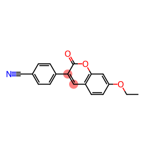 3-(4-Cyanophenyl)-7-ethoxy-2H-1-benzopyran-2-one