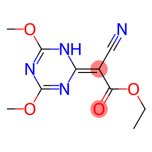 2-Cyano-2-(4,6-dimethoxy-1,2-dihydro-1,3,5-triazin-2-ylidene)acetic acid ethyl ester