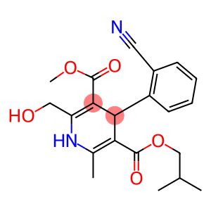 4-(2-Cyanophenyl)-2-hydroxymethyl-6-methyl-1,4-dihydropyridine-3,5-dicarboxylic acid 3-methyl 5-isobutyl ester