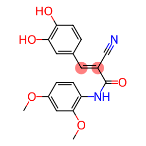 2-Cyano-3-(3,4-dihydroxyphenyl)-N-(2,4-dimethoxyphenyl)acrylamide