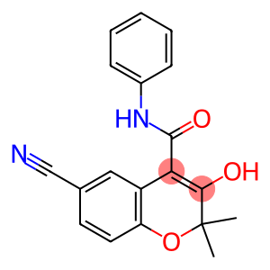 6-Cyano-3-hydroxy-N-phenyl-2,2-dimethyl-2H-1-benzopyran-4-carboxamide