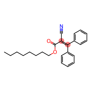 2-Cyano-3,3-diphenylpropenoic acid octyl ester