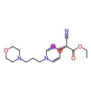 4-[Cyano(ethoxycarbonyl)methylene]-1,4-dihydro-1-(3-morpholinopropyl)pyrimidine