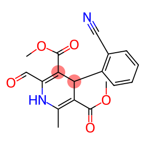 4-(2-Cyanophenyl)-2-formyl-6-methyl-1,4-dihydropyridine-3,5-dicarboxylic acid dimethyl ester