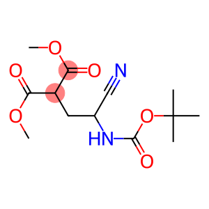 2-[2-Cyano-2-(tert-butyloxycarbonylamino)ethyl]malonic acid dimethyl ester