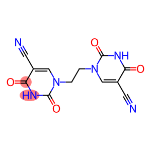 1-(2-(5-cyano-2,4-dioxo-3,4-dihydropyrimidin-1(2H)-yl)ethyl)-2,4-dioxo-1,2,3,4-tetrahydropyrimidine-5-carbonitrile