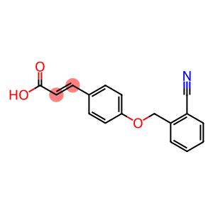 3-{4-[(2-cyanobenzyl)oxy]phenyl}acrylic acid