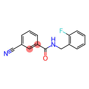 3-cyano-N-(2-fluorobenzyl)benzamide