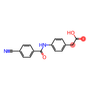 {4-[(4-cyanobenzoyl)amino]phenyl}acetic acid