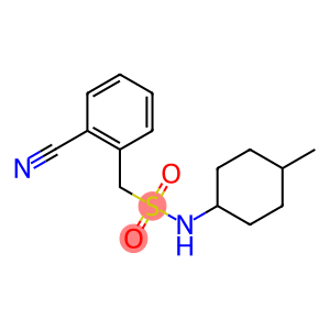 1-(2-cyanophenyl)-N-(4-methylcyclohexyl)methanesulfonamide