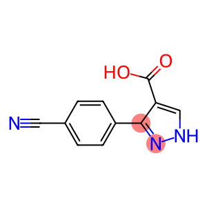 3-(4-cyanophenyl)-1H-pyrazole-4-carboxylic acid