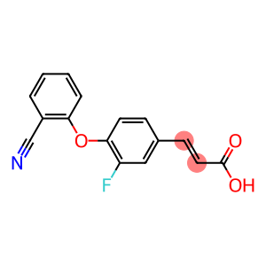 3-[4-(2-cyanophenoxy)-3-fluorophenyl]prop-2-enoic acid