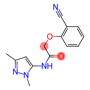 2-(2-cyanophenoxy)-N-(1,3-dimethyl-1H-pyrazol-5-yl)acetamide