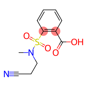 2-[(2-cyanoethyl)(methyl)sulfamoyl]benzoic acid