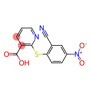 2-[(2-cyano-4-nitrophenyl)sulfanyl]pyridine-3-carboxylic acid