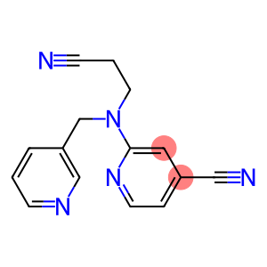 2-[(2-cyanoethyl)(pyridin-3-ylmethyl)amino]pyridine-4-carbonitrile