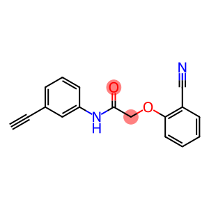 2-(2-cyanophenoxy)-N-(3-ethynylphenyl)acetamide