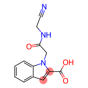 1-{[(cyanomethyl)carbamoyl]methyl}-1H-indole-2-carboxylic acid