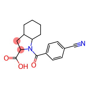 1-(4-cyanobenzoyl)octahydro-1H-indole-2-carboxylic acid