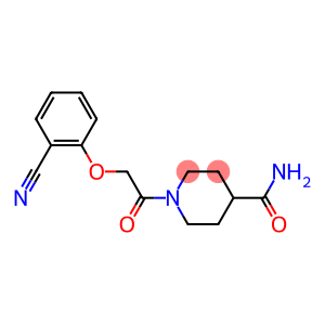 1-[(2-cyanophenoxy)acetyl]piperidine-4-carboxamide