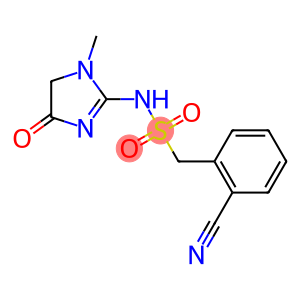 1-(2-cyanophenyl)-N-(1-methyl-4-oxo-4,5-dihydro-1H-imidazol-2-yl)methanesulfonamide