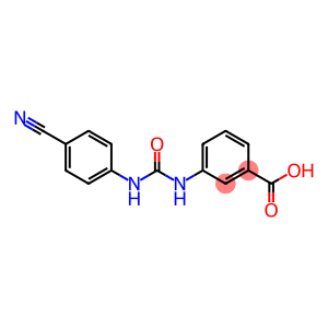 3-({[(4-cyanophenyl)amino]carbonyl}amino)benzoic acid