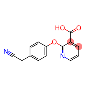 2-[4-(cyanomethyl)phenoxy]nicotinic acid